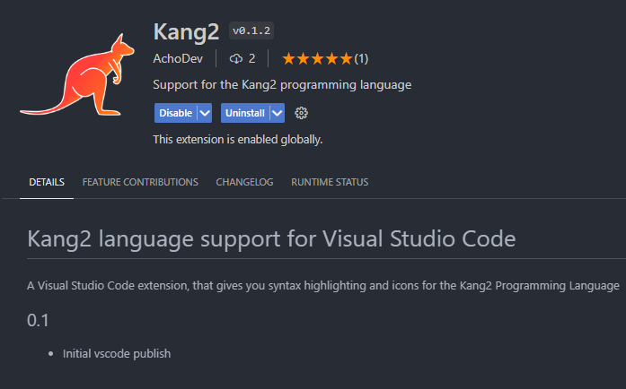Visual Studio Code extension