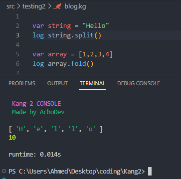String split